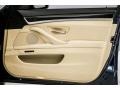 Venetian Beige 2014 BMW 5 Series 535i Sedan Door Panel