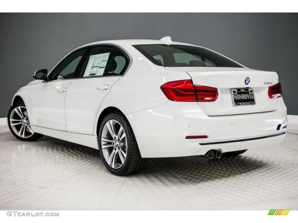 2017 3 Series 330i Sedan - Mineral White Metallic / Black photo #3