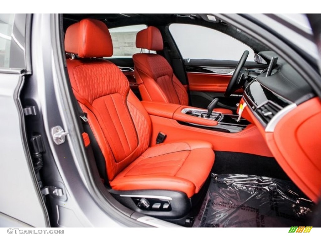 Fiona Red/Black Interior 2017 BMW 7 Series 750i Sedan Photo #120017883