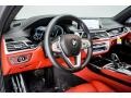 2017 BMW 7 Series Fiona Red/Black Interior Dashboard Photo