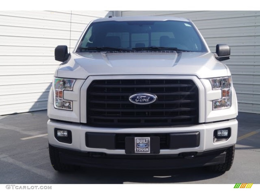 2017 F150 XLT SuperCrew 4x4 - Ingot Silver / Black photo #2