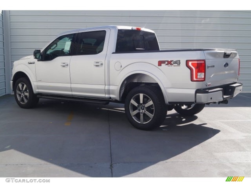2017 F150 XLT SuperCrew 4x4 - Ingot Silver / Black photo #4