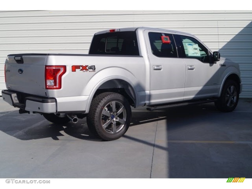 2017 F150 XLT SuperCrew 4x4 - Ingot Silver / Black photo #6