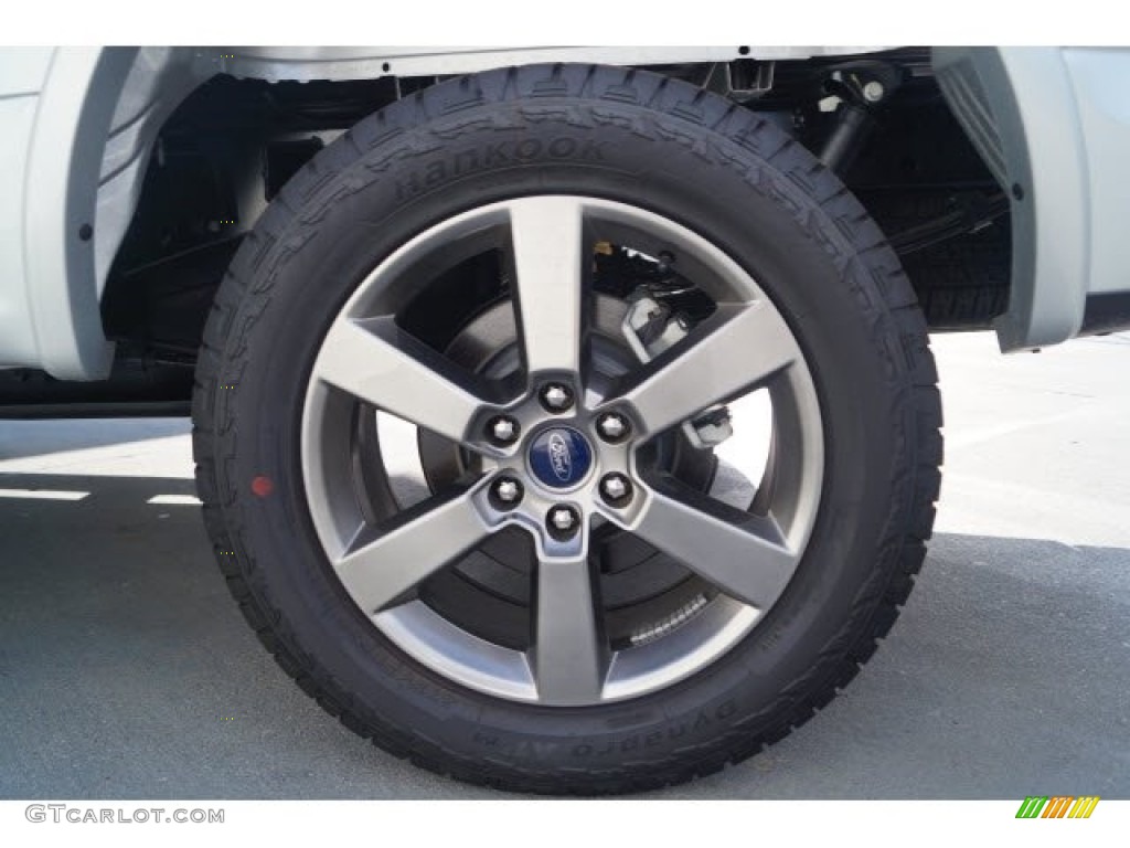 2017 F150 XLT SuperCrew 4x4 - Ingot Silver / Black photo #10