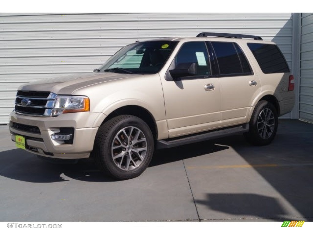 White Gold 2017 Ford Expedition XLT Exterior Photo #120020643