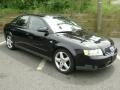 2002 Ebony Pearl Effect Audi A4 1.8T quattro Sedan  photo #2