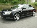 2002 Ebony Pearl Effect Audi A4 1.8T quattro Sedan  photo #3