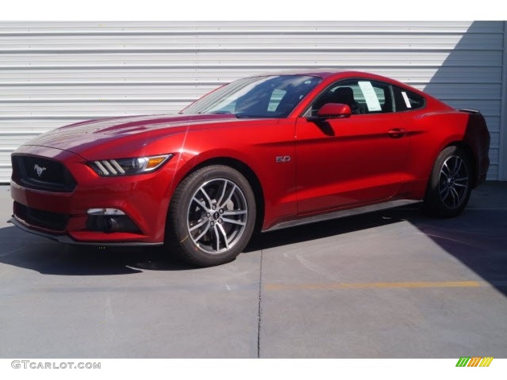 2017 Mustang GT Coupe - Ruby Red / Ebony photo #3