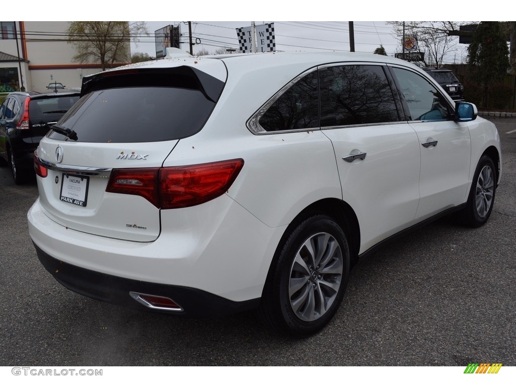 2015 MDX SH-AWD Technology - White Diamond Pearl / Graystone photo #3
