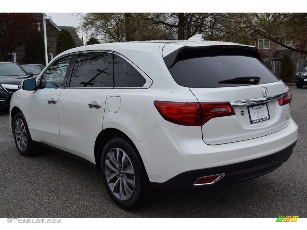 2015 MDX SH-AWD Technology - White Diamond Pearl / Graystone photo #5