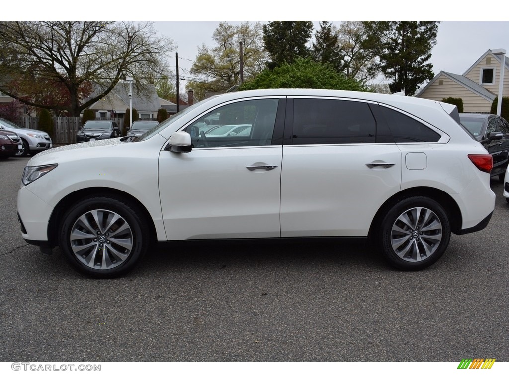 2015 MDX SH-AWD Technology - White Diamond Pearl / Graystone photo #6