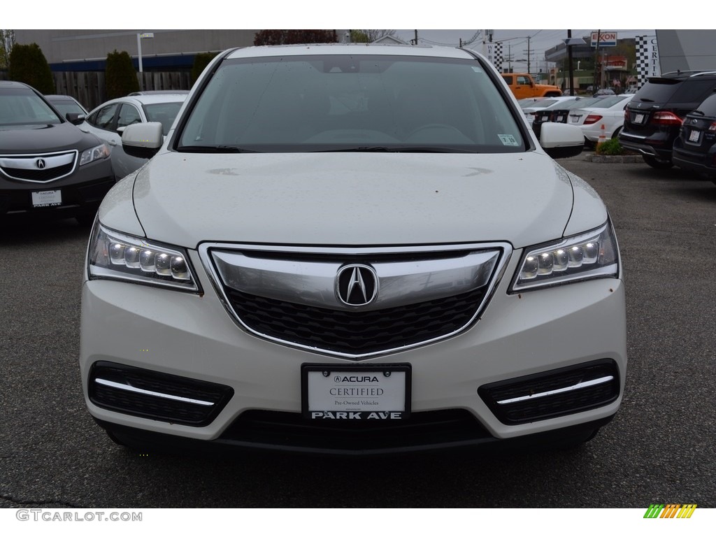 2015 MDX SH-AWD Technology - White Diamond Pearl / Graystone photo #8