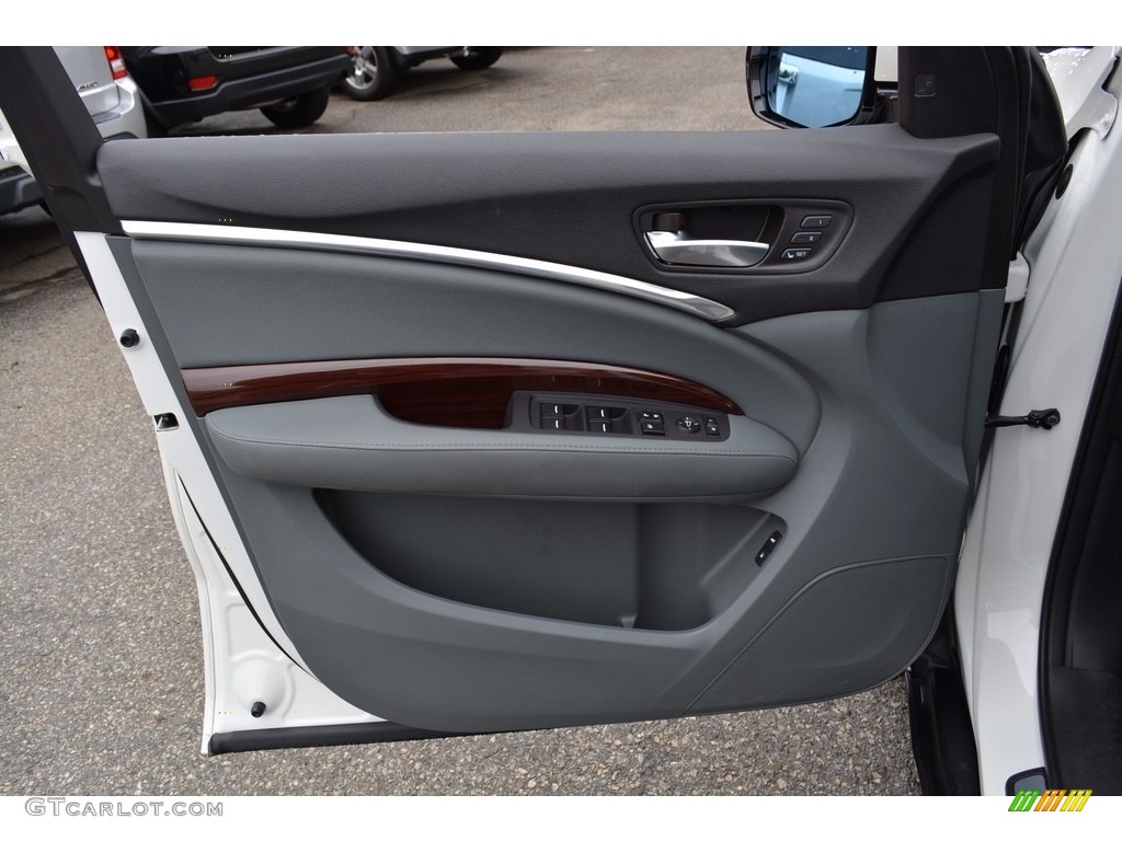 2015 MDX SH-AWD Technology - White Diamond Pearl / Graystone photo #9