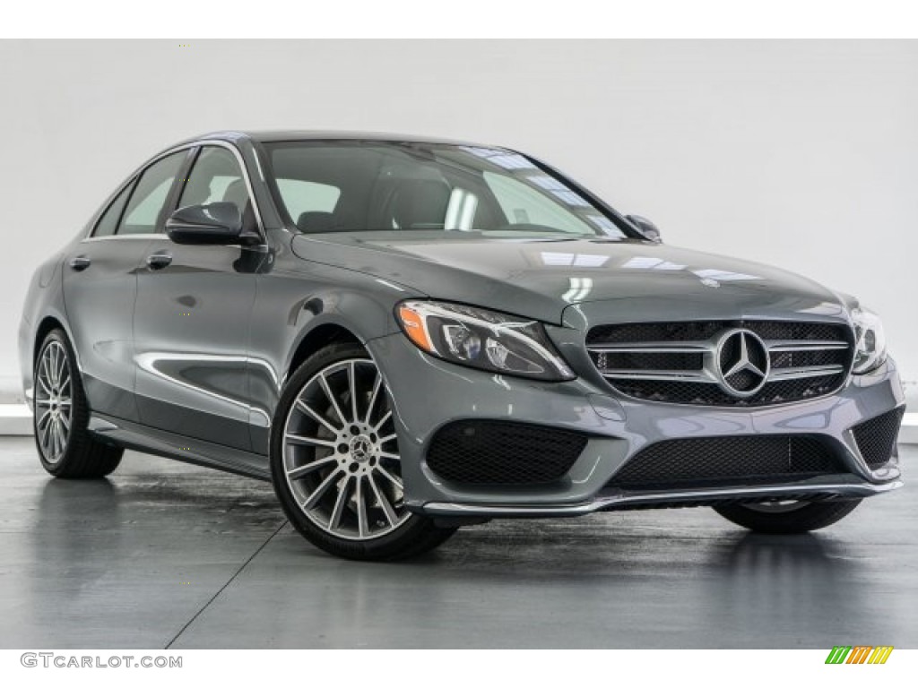 Selenite Grey Metallic 2017 Mercedes-Benz C 300 Sedan Exterior Photo #120022470