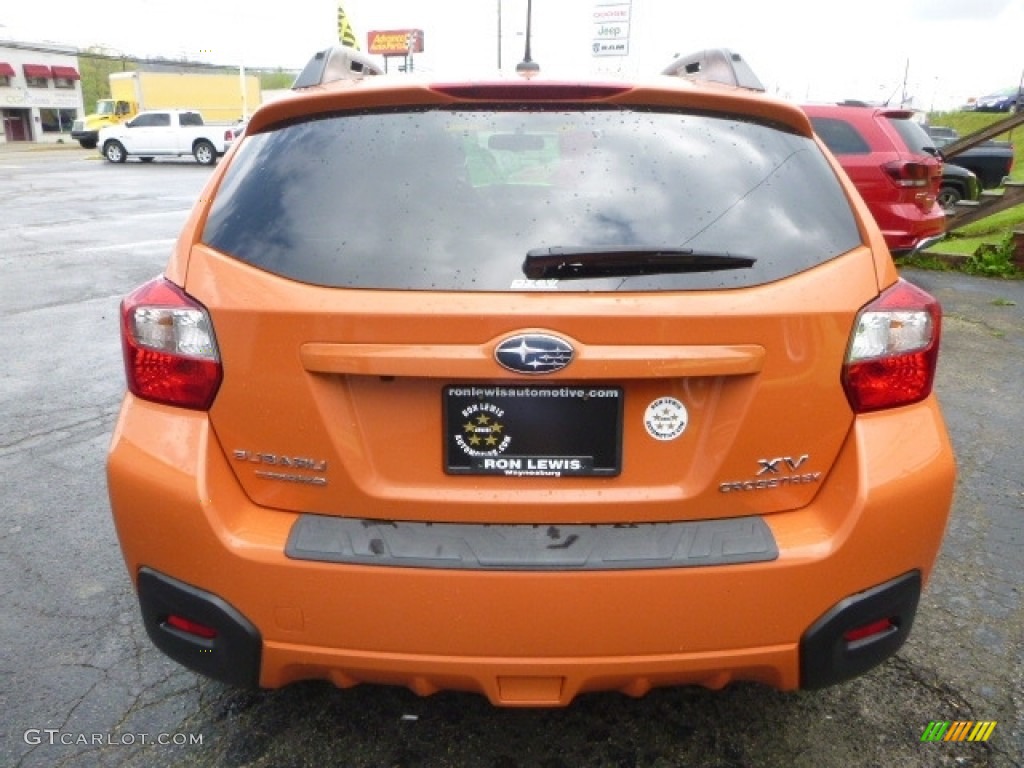 2014 XV Crosstrek 2.0i Limited - Tangerine Orange Pearl / Black photo #5