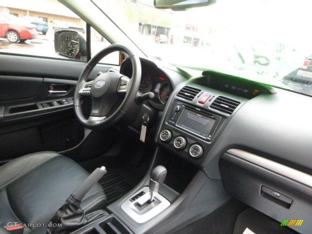 2014 XV Crosstrek 2.0i Limited - Tangerine Orange Pearl / Black photo #11