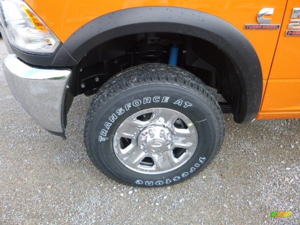 2017 2500 Tradesman Crew Cab 4x4 - Omaha Orange / Black/Diesel Gray photo #2