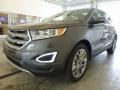 2017 Magnetic Metallic Ford Edge Titanium AWD  photo #5