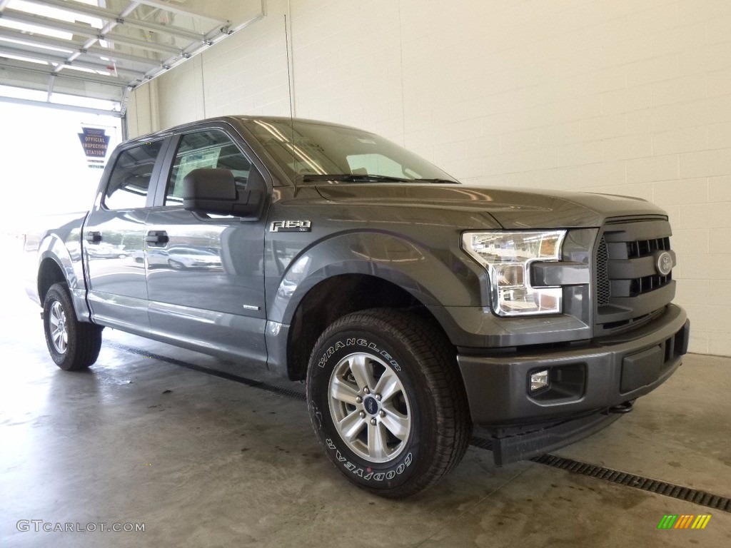 2017 F150 XL SuperCrew 4x4 - Magnetic / Earth Gray photo #1