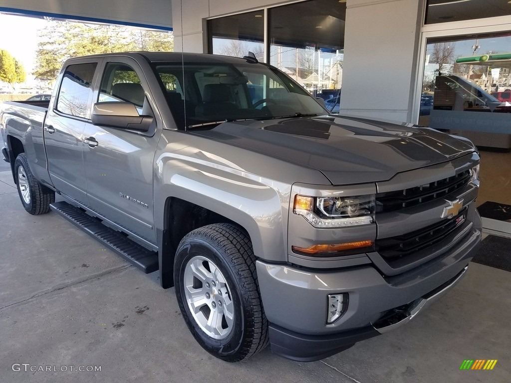 2017 Silverado 1500 LT Crew Cab 4x4 - Pepperdust Metallic / Jet Black photo #1