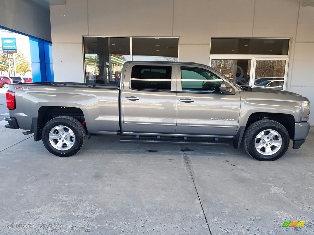 2017 Silverado 1500 LT Crew Cab 4x4 - Pepperdust Metallic / Jet Black photo #2