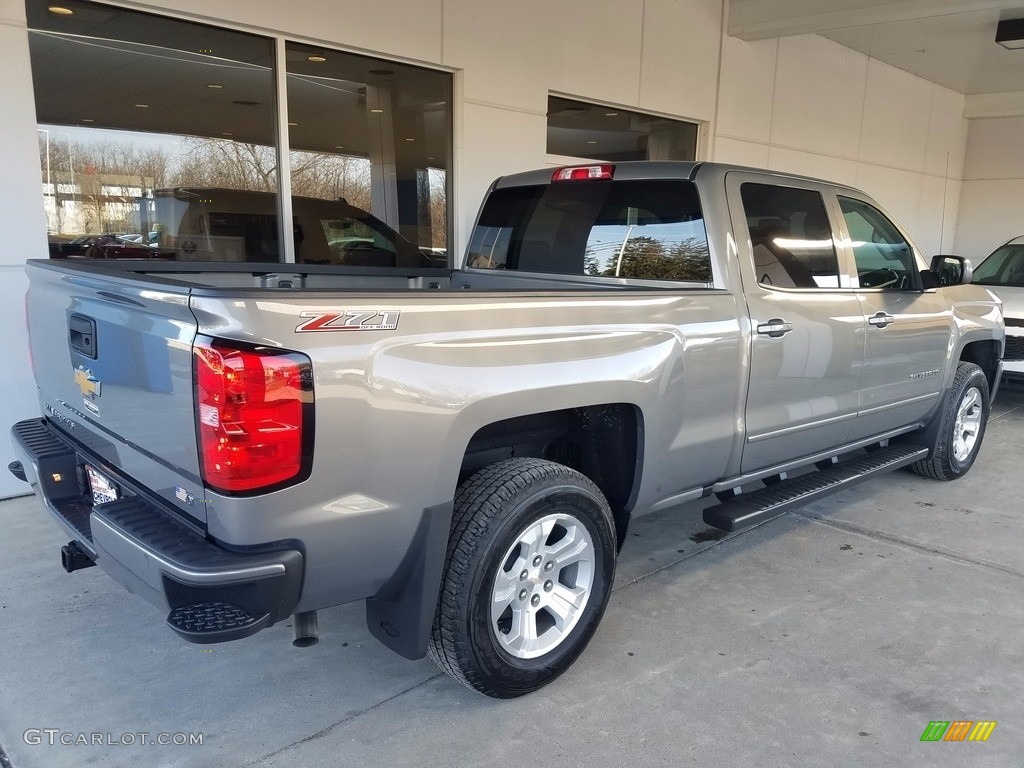 2017 Silverado 1500 LT Crew Cab 4x4 - Pepperdust Metallic / Jet Black photo #3