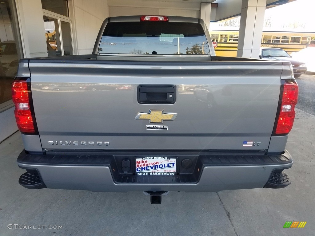 2017 Silverado 1500 LT Crew Cab 4x4 - Pepperdust Metallic / Jet Black photo #4