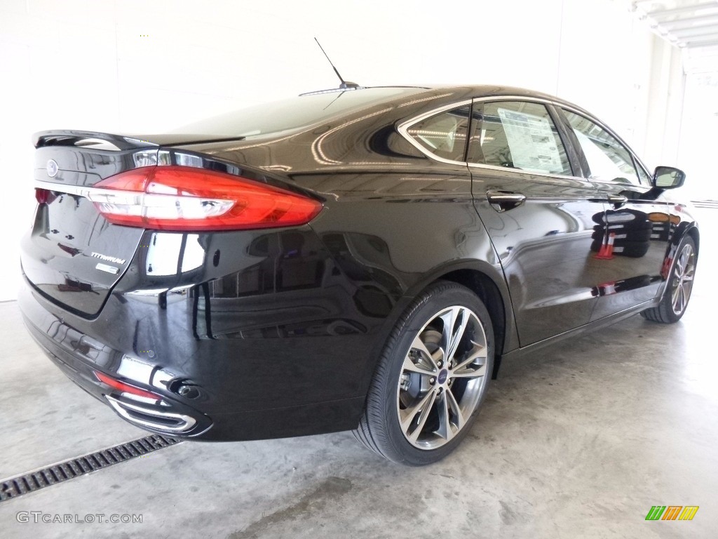 2017 Fusion Titanium AWD - Shadow Black / Ebony photo #2