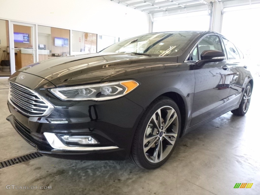 2017 Fusion Titanium AWD - Shadow Black / Ebony photo #5