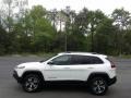 2017 Bright White Jeep Cherokee Trailhawk 4x4  photo #2
