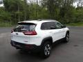 2017 Bright White Jeep Cherokee Trailhawk 4x4  photo #7