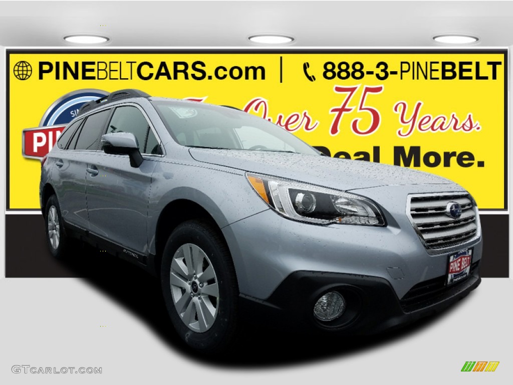 2017 Outback 2.5i Premium - Ice Silver Metallic / Slate Black photo #1