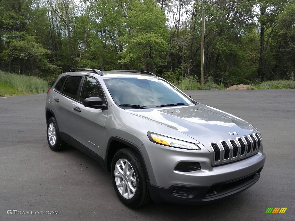 Billet Silver Metallic 2017 Jeep Cherokee Sport Exterior Photo #120031524