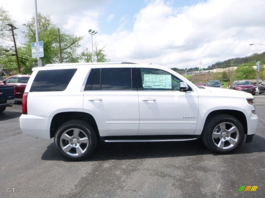 2017 Tahoe Premier 4WD - Iridescent Pearl Tricoat / Cocoa/Dune photo #3