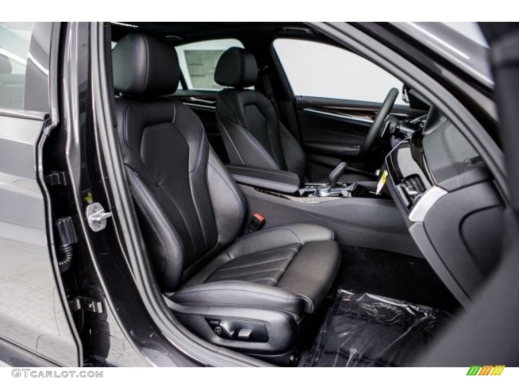 2017 5 Series 540i Sedan - Dark Graphite Metallic / Black photo #2