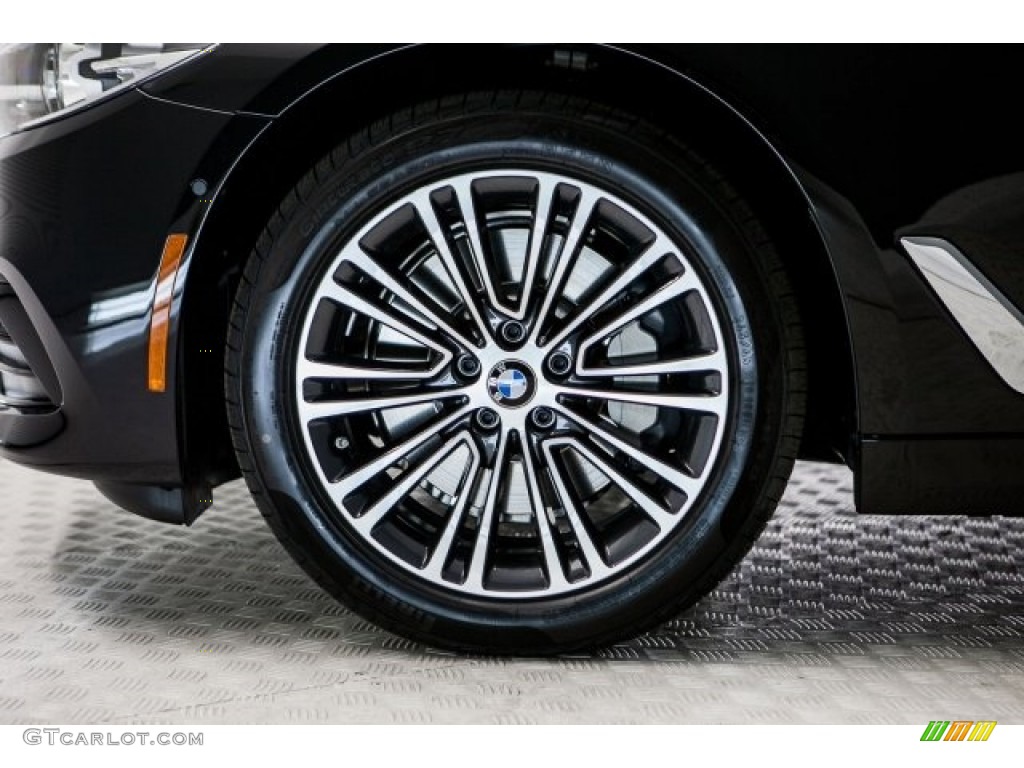 2017 5 Series 530i Sedan - Jet Black / Canberra Beige photo #9