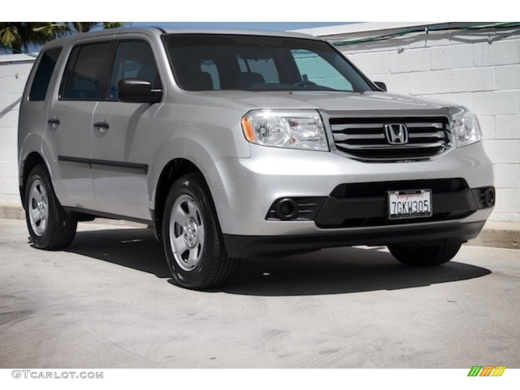 2015 Pilot LX - Alabaster Silver Metallic / Gray photo #1