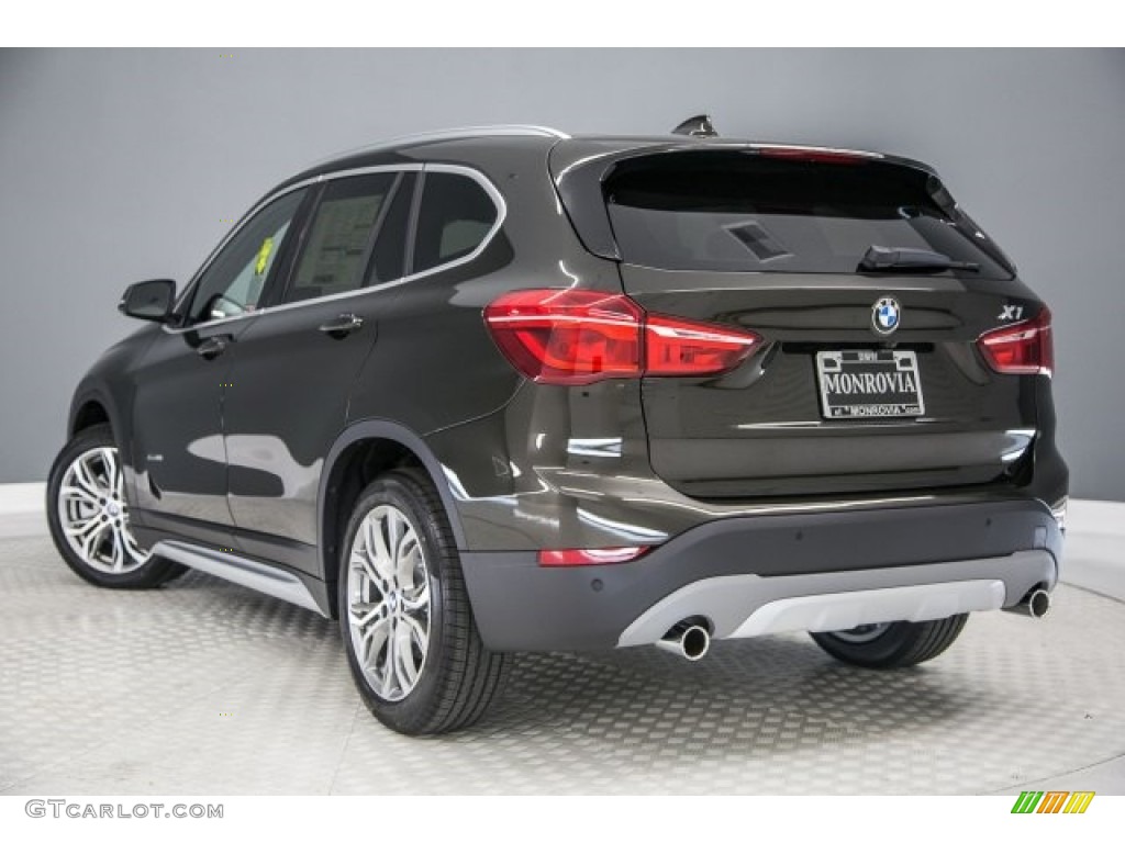 2017 X1 xDrive28i - Dark Olive Metallic / Black photo #3