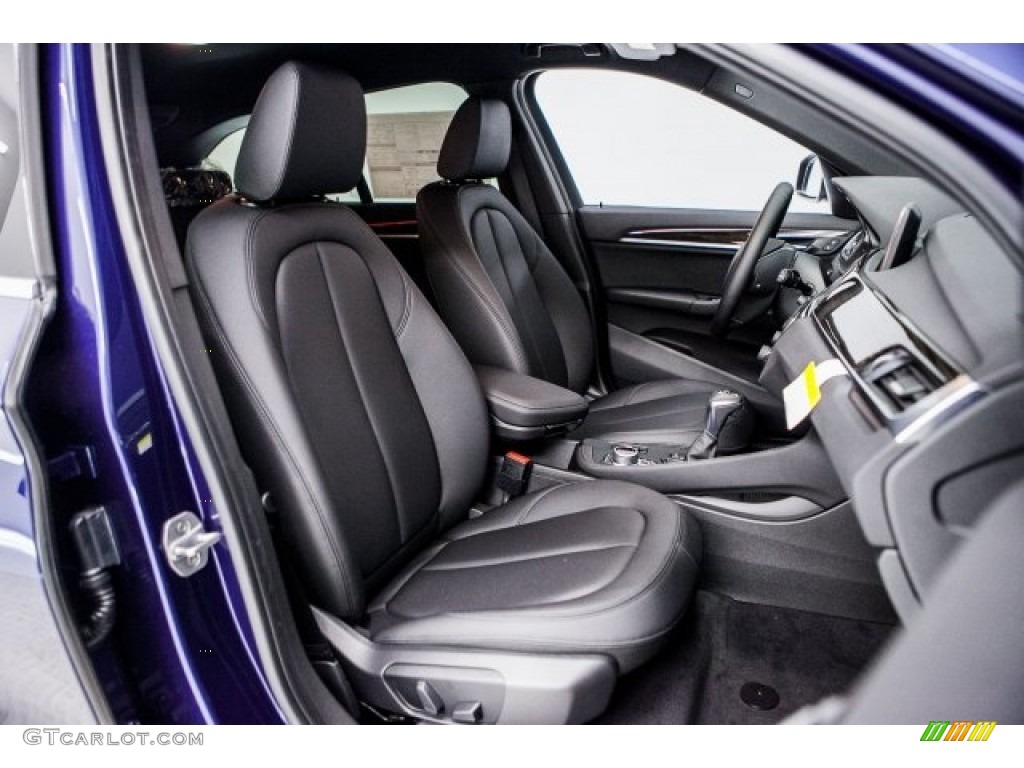 2017 X1 xDrive28i - Mediterranean Blue Metallic / Black photo #2