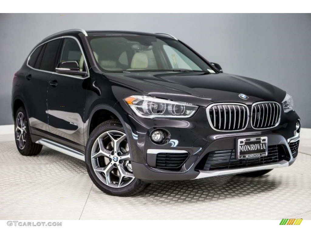 Black Sapphire Metallic 2017 BMW X1 xDrive28i Exterior Photo #120035667