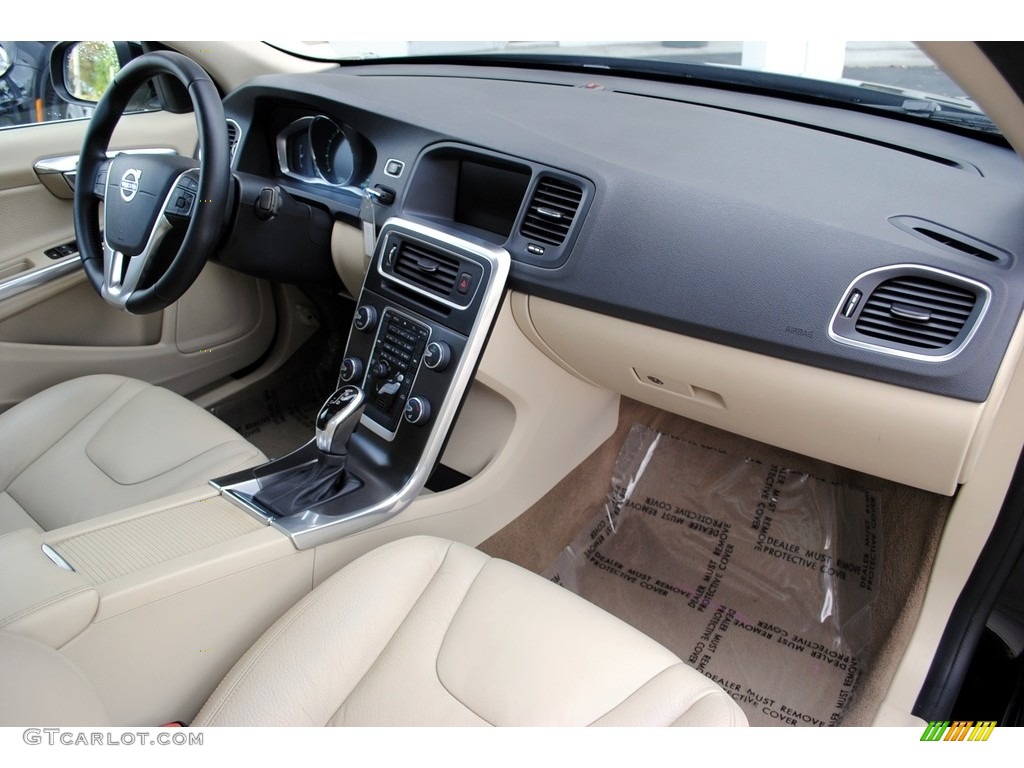 2014 Volvo S60 T5 Soft Beige Dashboard Photo #120035820