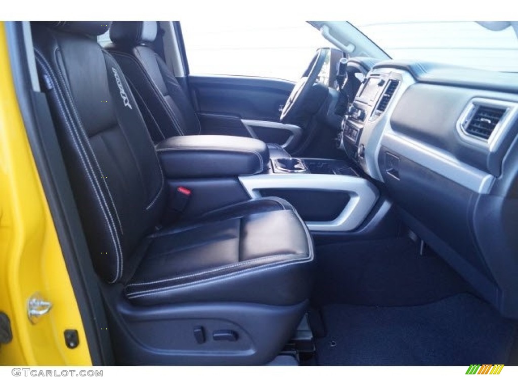 2016 TITAN XD PRO-4X Crew Cab 4x4 - Solar Flare Yellow / Black photo #12
