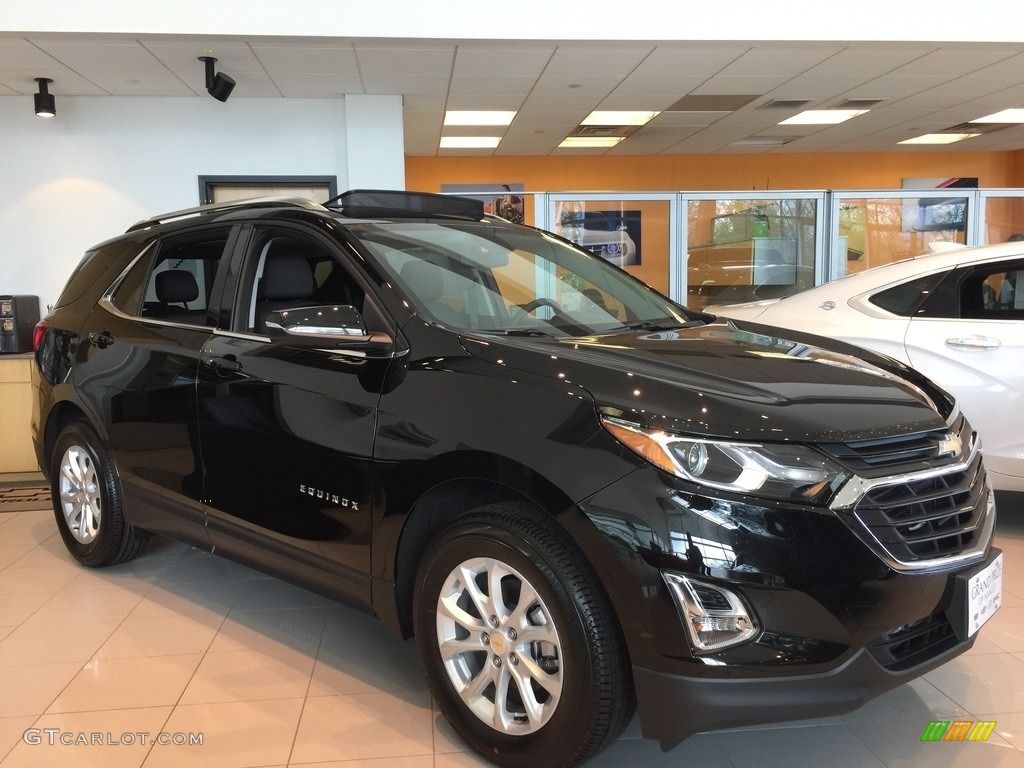 Mosaic Black Metallic 2018 Chevrolet Equinox LT AWD Exterior Photo #120037269