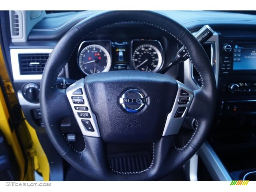 2016 TITAN XD PRO-4X Crew Cab 4x4 - Solar Flare Yellow / Black photo #22