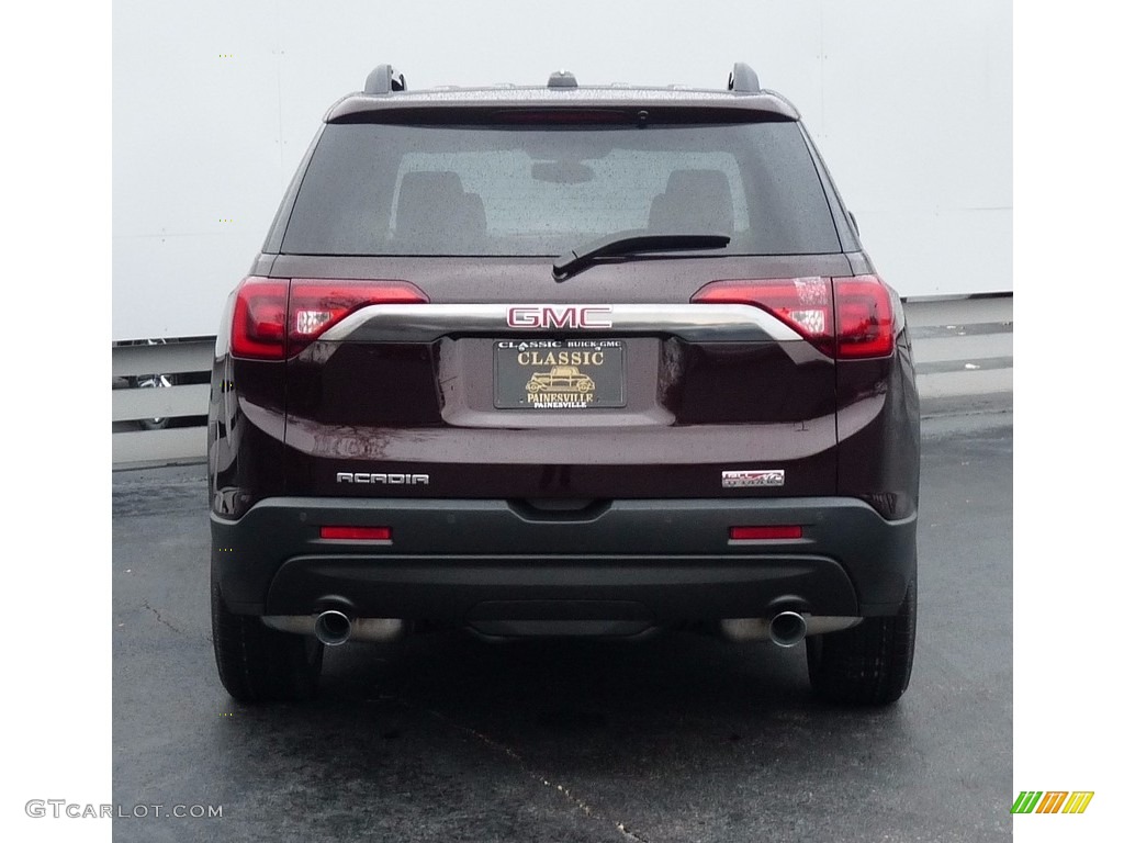 2017 Acadia All Terrain SLT AWD - Black Cherry Metallic / Jet Black/Kalahari photo #3