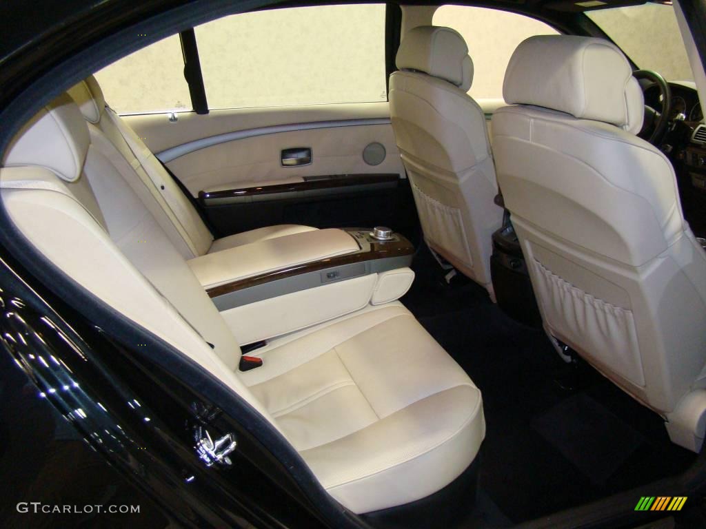 2007 7 Series 750Li Sedan - Black Sapphire Metallic / Cream Beige photo #11