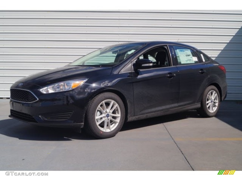 Shadow Black 2017 Ford Focus SE Sedan Exterior Photo #120041868