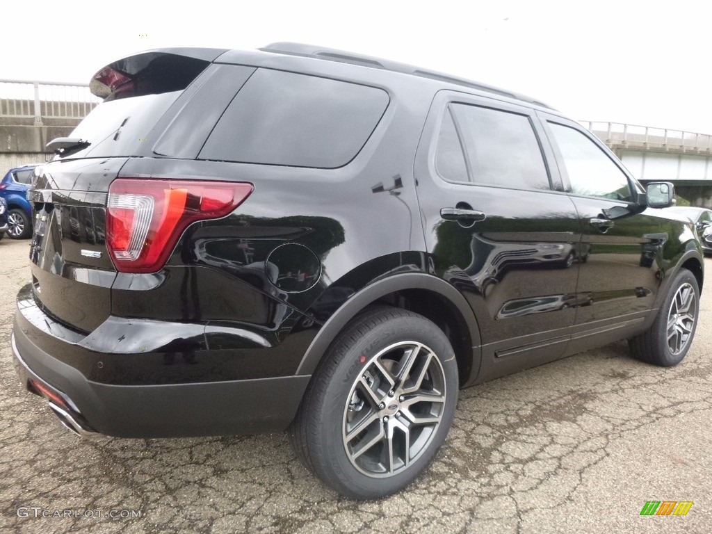 2017 Explorer Sport 4WD - Shadow Black / Ebony Black photo #2