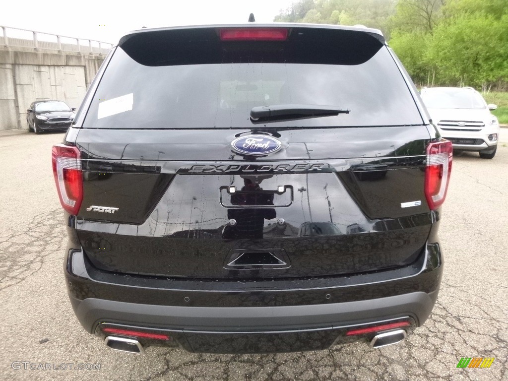 2017 Explorer Sport 4WD - Shadow Black / Ebony Black photo #3
