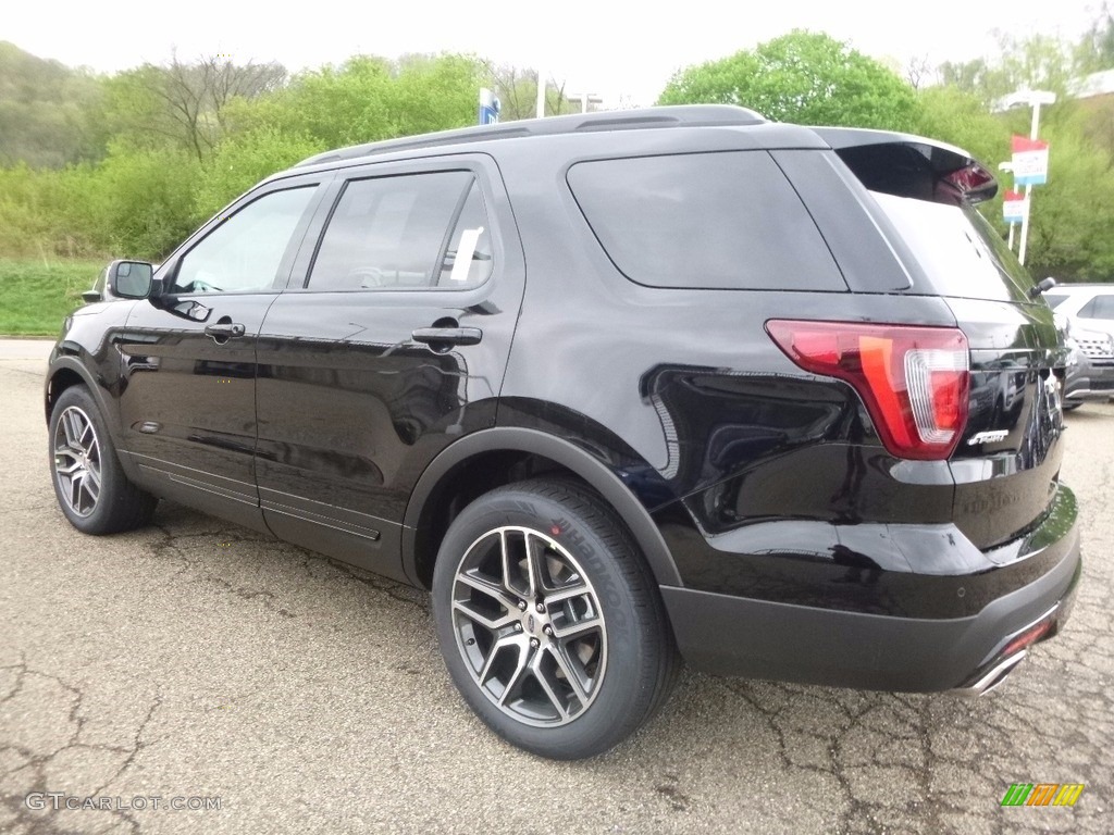 2017 Explorer Sport 4WD - Shadow Black / Ebony Black photo #4